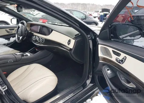 2015 Mercedes-Benz S 550 4Matic из США, поврежденный, VIN WDDUG8FB3FA120307